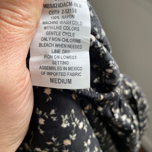 Vintage‎ Dark cottage Core Mini Skirt Medium - Picture 7 of 8